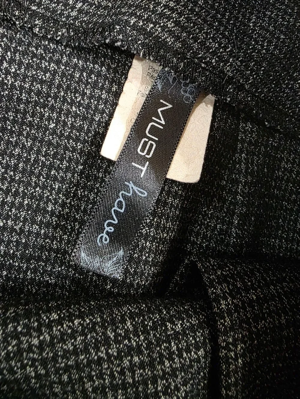 Must Have Gray Button-Accent Pencil Skirt Size Medium Career Office